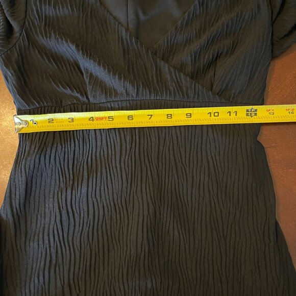 Jodi Kristopher Black Bell Sleeve Dress size 3 - Picture 7 of 7